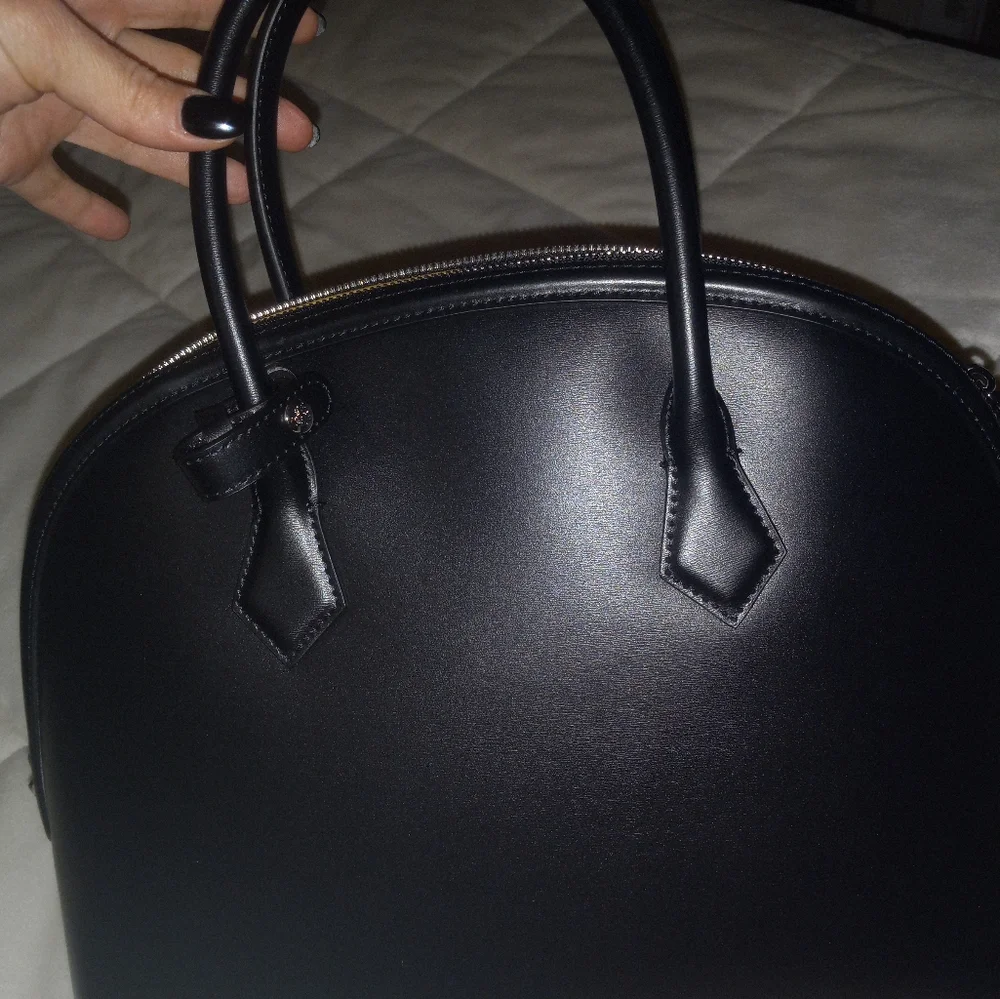 MCM Large Tracy Tote Visetos leather satchel crossbody bag - Picture 8 of 12